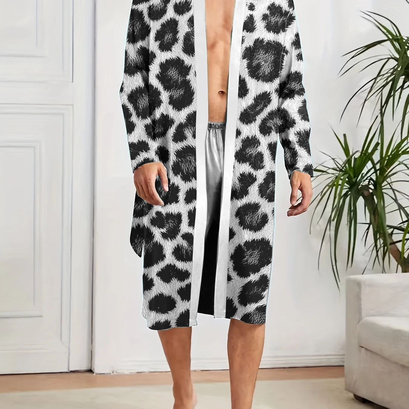 Sir Cameron Leopard Print Lounge Gown