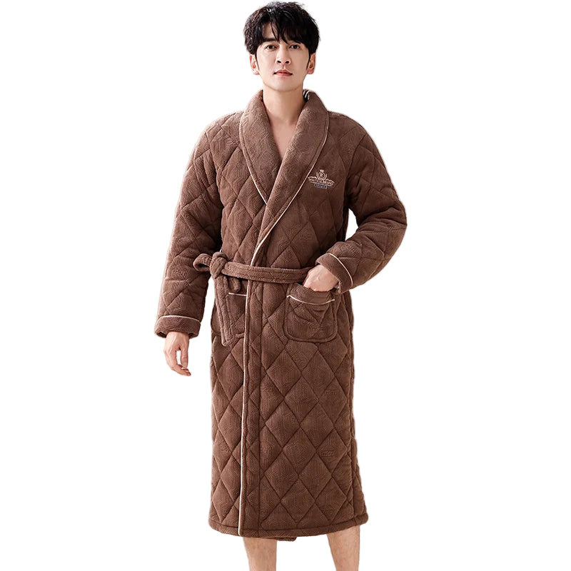 Sir Bruce Quilted Flannel Gown