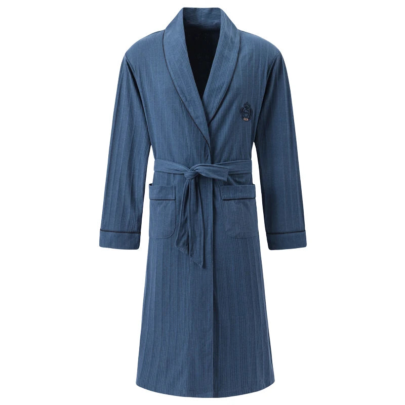 Sir Trent Plaid Cotton Kimono Gown