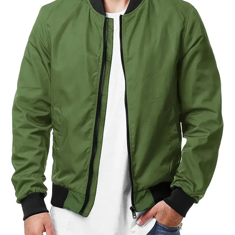 Sir Aldric Military Windbreaker Bomber Jacket