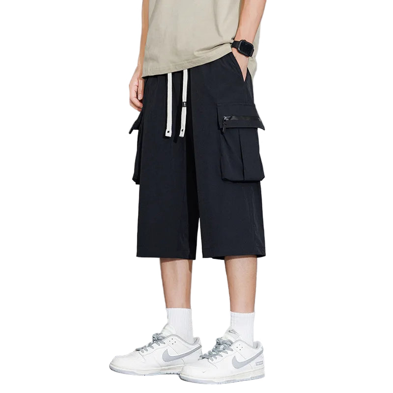 Sir Edmund Cropped Cargo Shorts