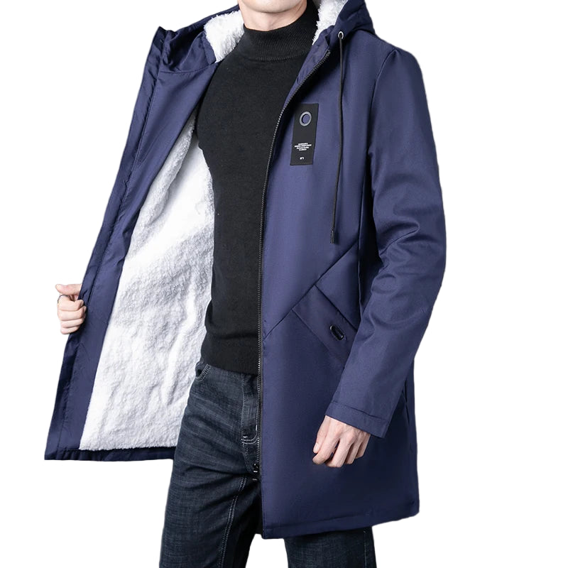 Sir Fletcher Fleece-Lined Korean Trench Coat