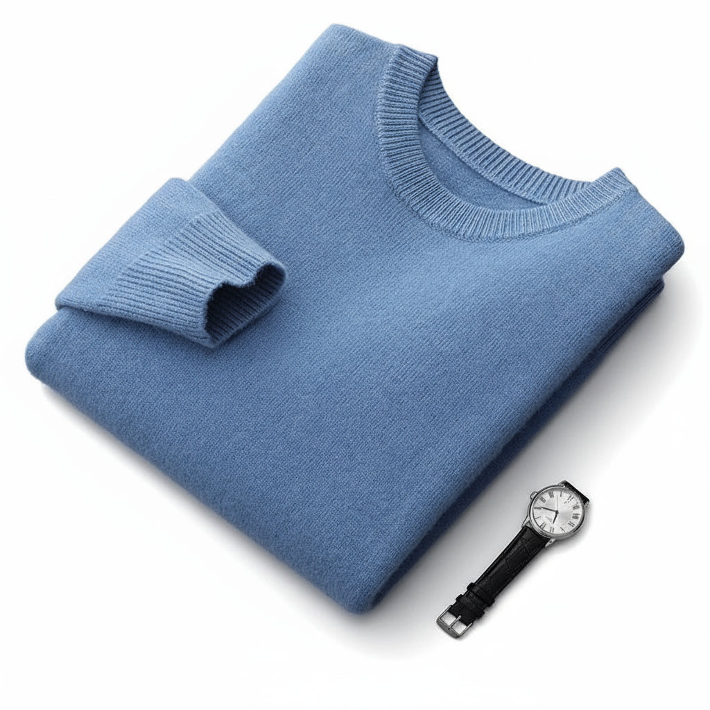 Sir Donovan Thick Wool Round-Neck Pullover