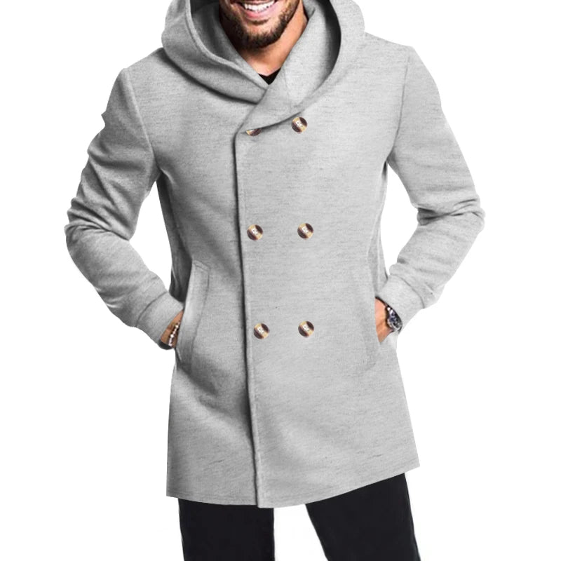 Sir Ignatius Hooded Korean Trench Coat