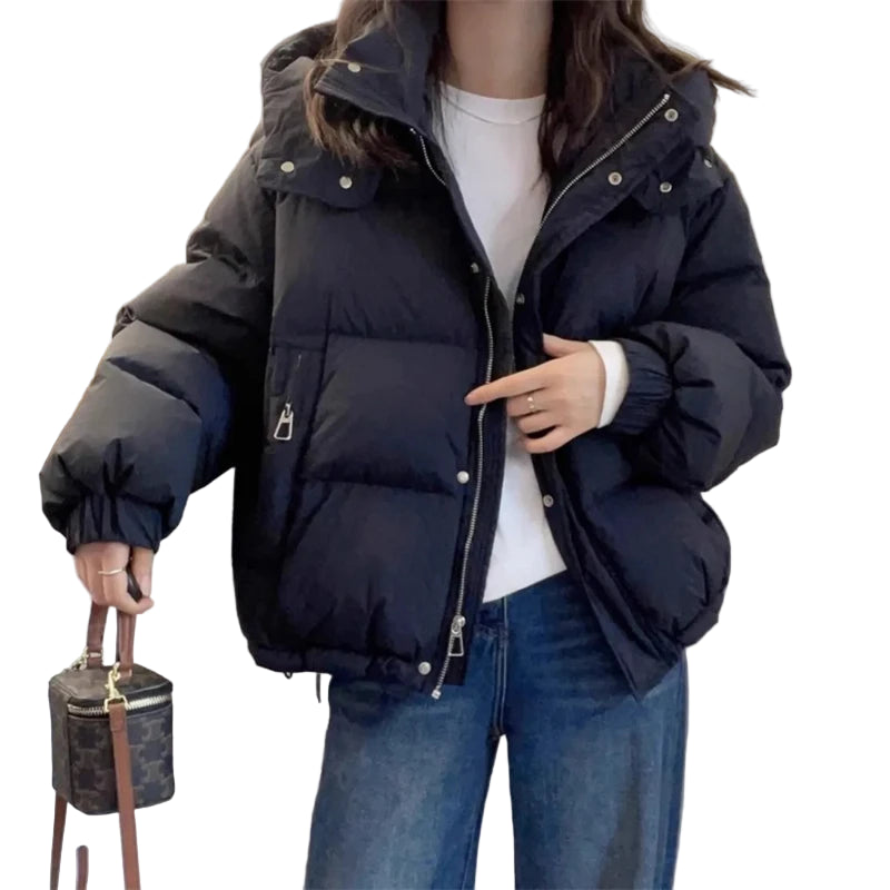 Lady Emily Casual Cotton-Padded Puffer Jacket