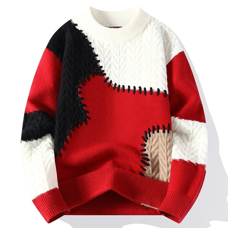 Sir Harold Spliced Knit Jumper