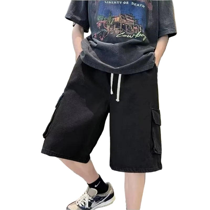 Sir Reginald Retro Denim Shorts