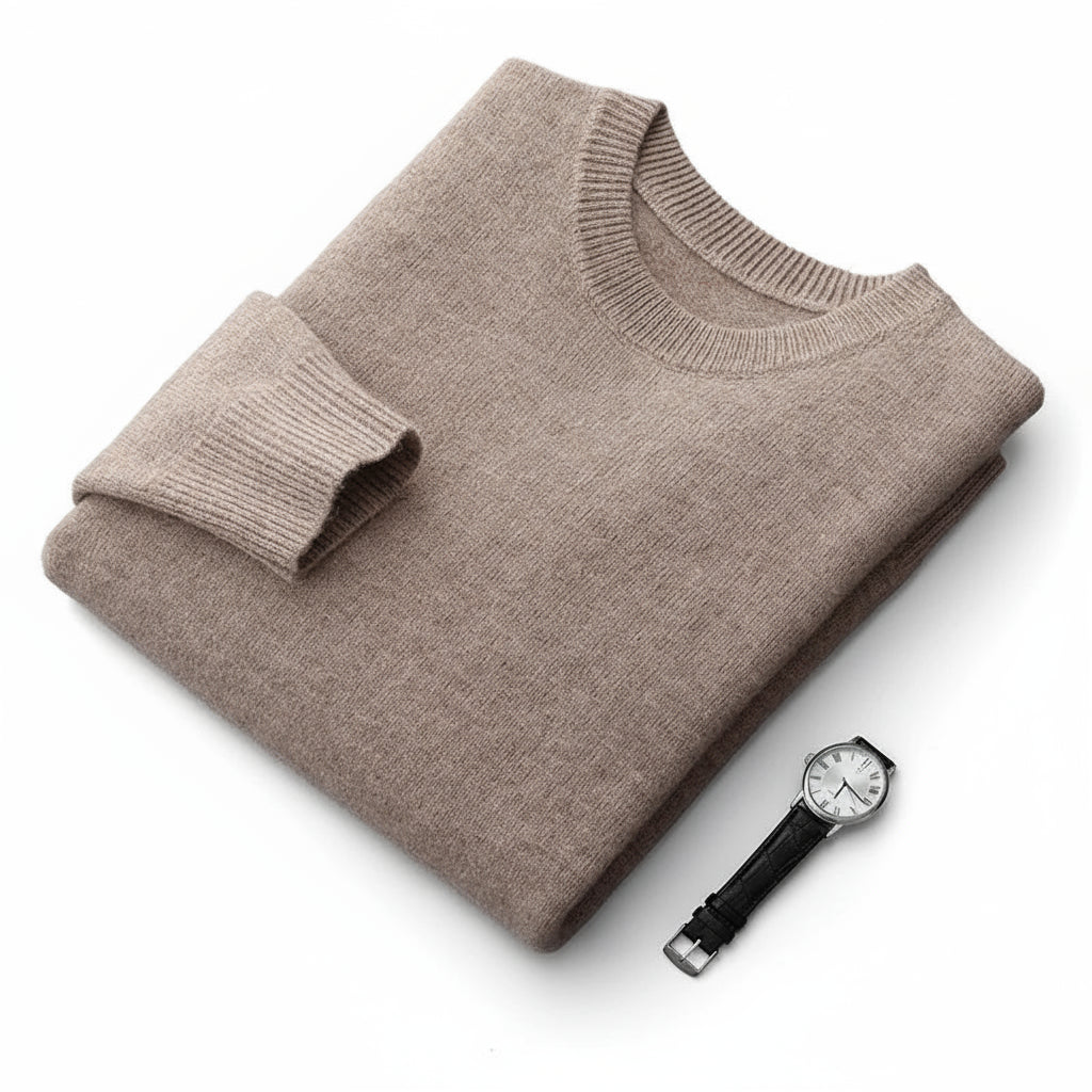 Sir Donovan Thick Wool Round-Neck Pullover