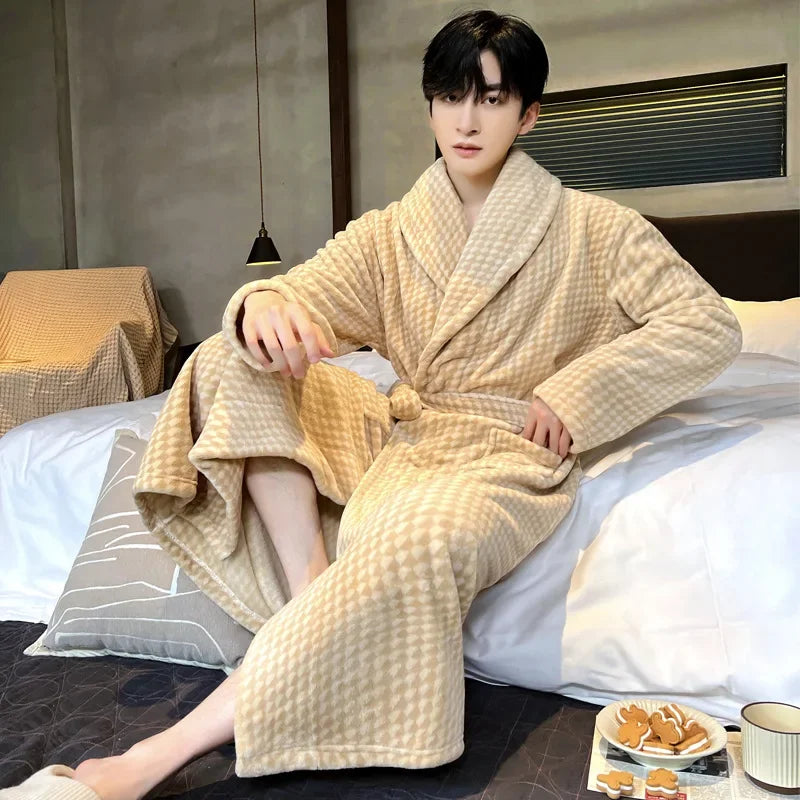 Sir Jason Flannel Kimono Gown