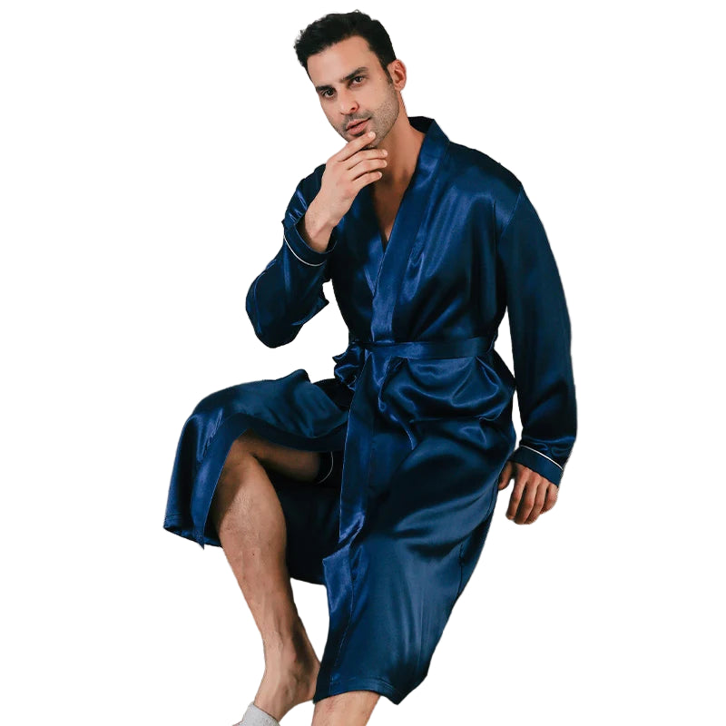 Sir Ambrose Ice Silk Lounge Gown