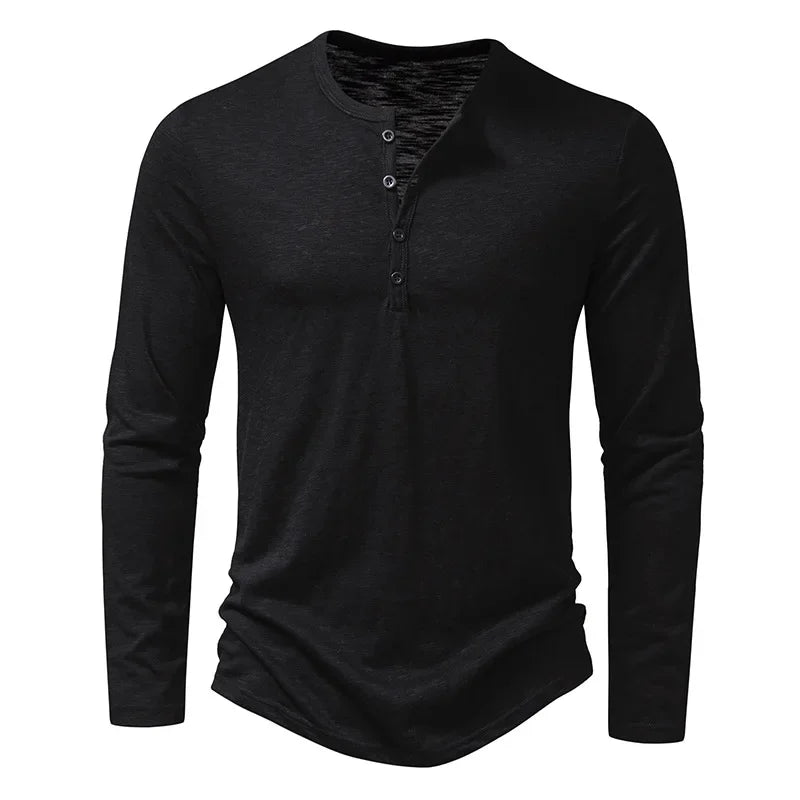 Sir Rupert Henley Neck Long Sleeve T-Shirt