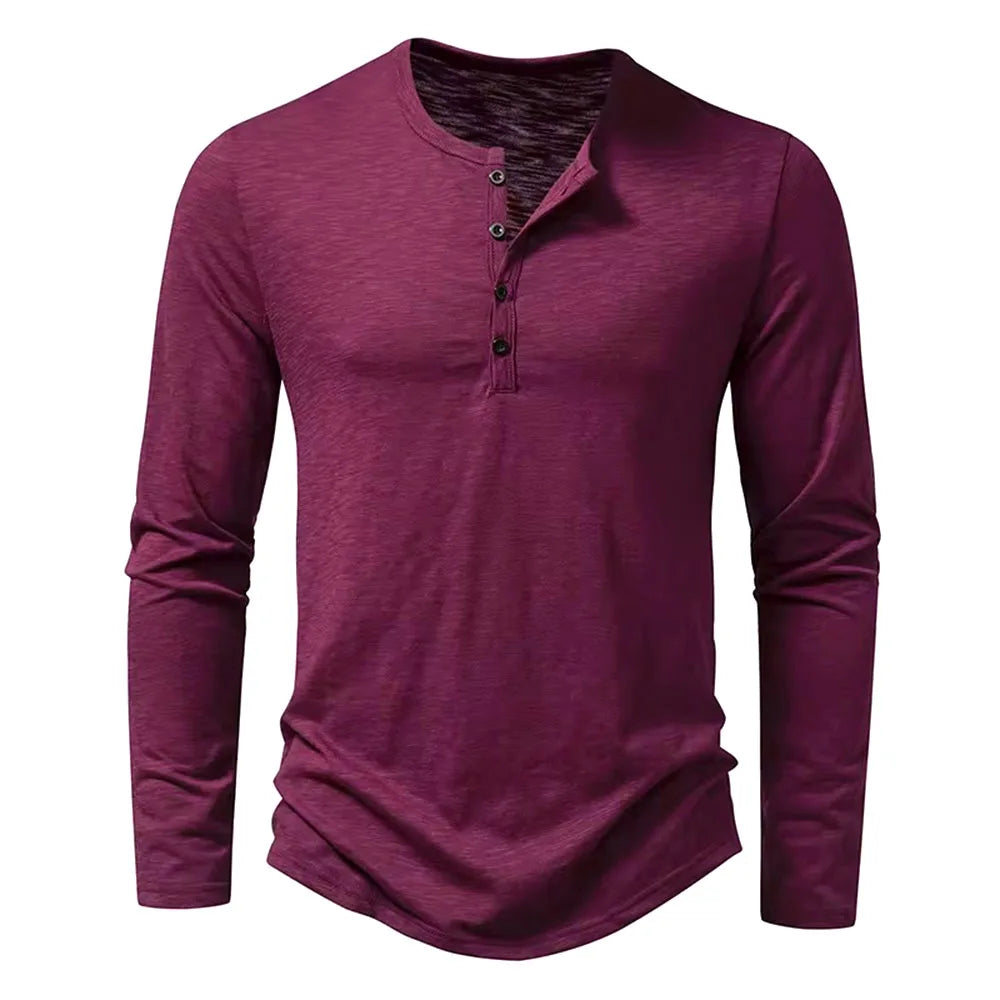 Sir Rupert Henley Neck Long Sleeve T-Shirt