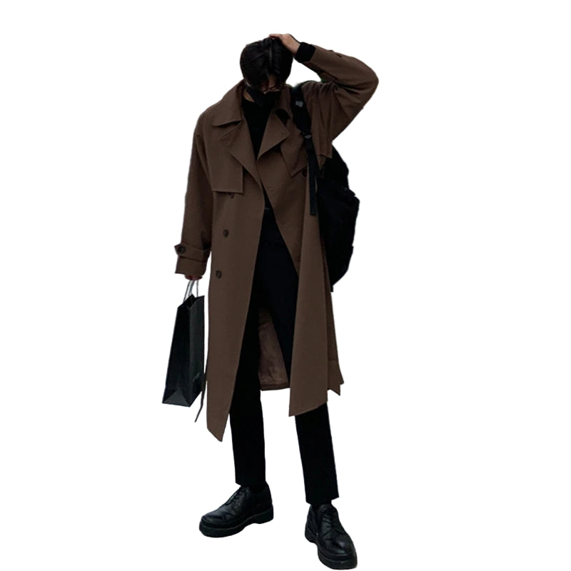 Sir Oliver Korean Windbreaker Trench Coat