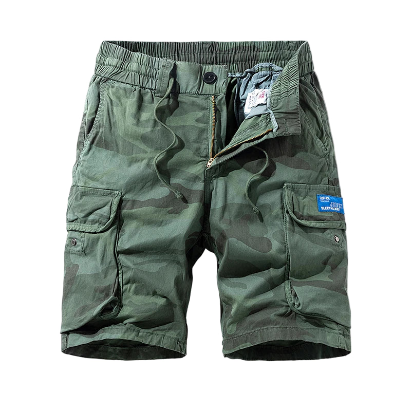Sir Alaric Camouflage Utility Shorts