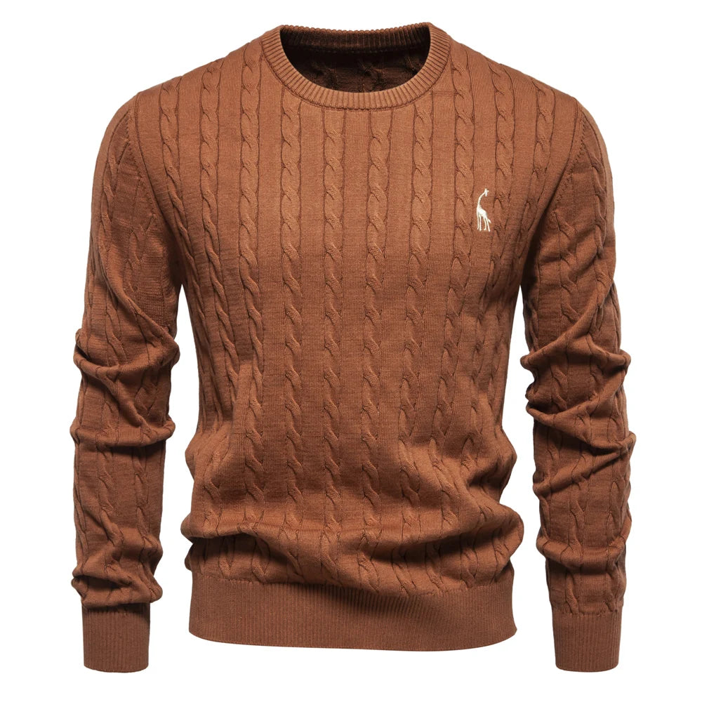 Sir Johnathan Giraffe Embroidered Jumper