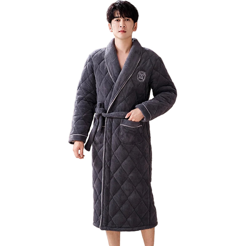 Sir Bruce Quilted Flannel Gown