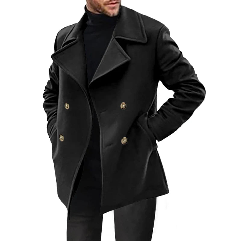 Sir Desmond Wool Blend Business Trench Coat