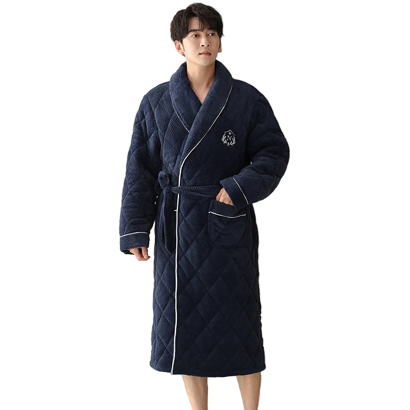 Sir Bruce Quilted Flannel Gown