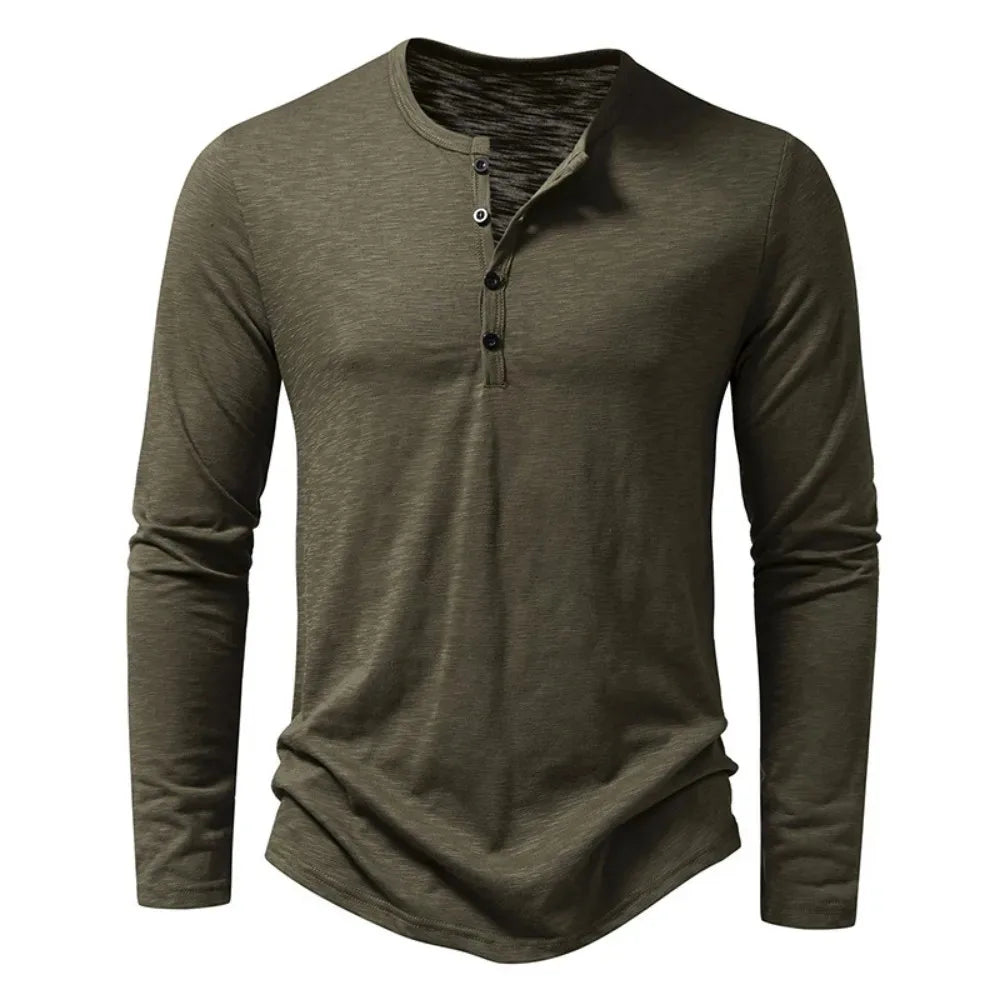 Sir Rupert Henley Neck Long Sleeve T-Shirt