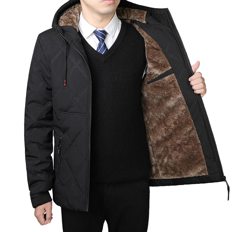 Sir Peter Hooded Business Jacket