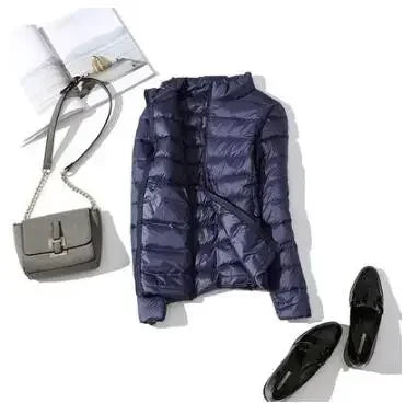 Lady Dona Ultra-Light Hooded Down Puffer Jacket