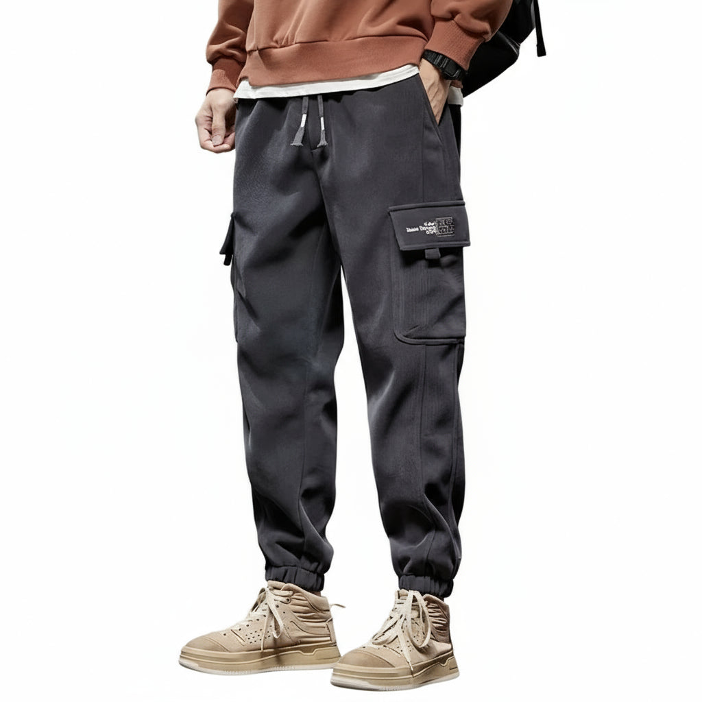 Sir Dylan Corduroy Harem Cargo Trousers