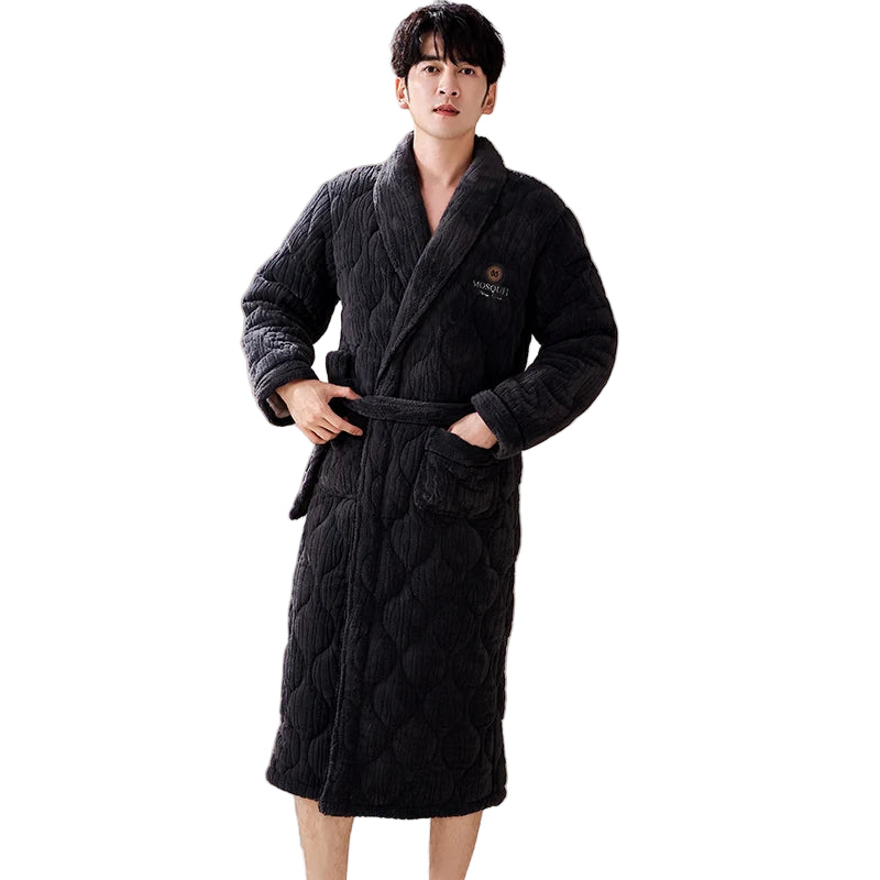 Sir Bruce Quilted Flannel Gown