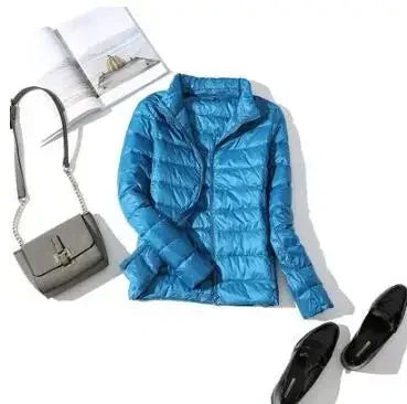 Lady Dona Ultra-Light Hooded Down Puffer Jacket