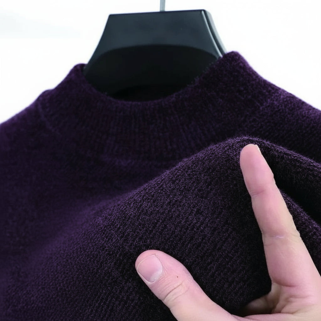 Sir Clarence Mink Cashmere Pullover