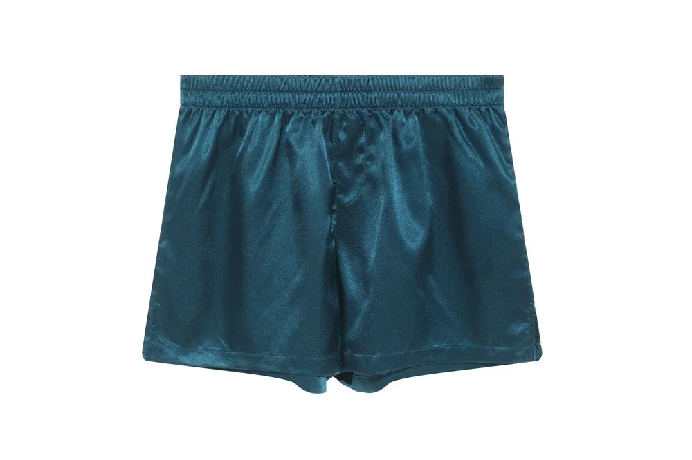 Sir Elliot Silk Shorts Robe Set