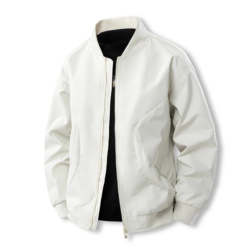 Sir Callum Stand Collar Workwear Bomber Jacket