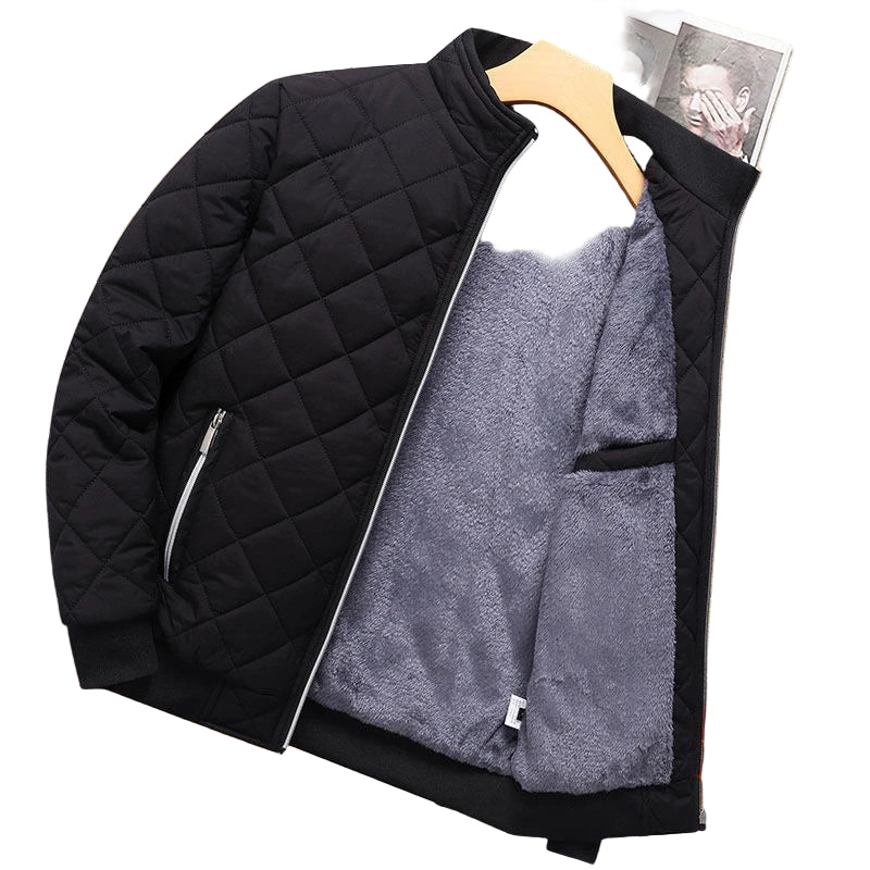 Sir Victor Diamond Pattern Quilted Jacket