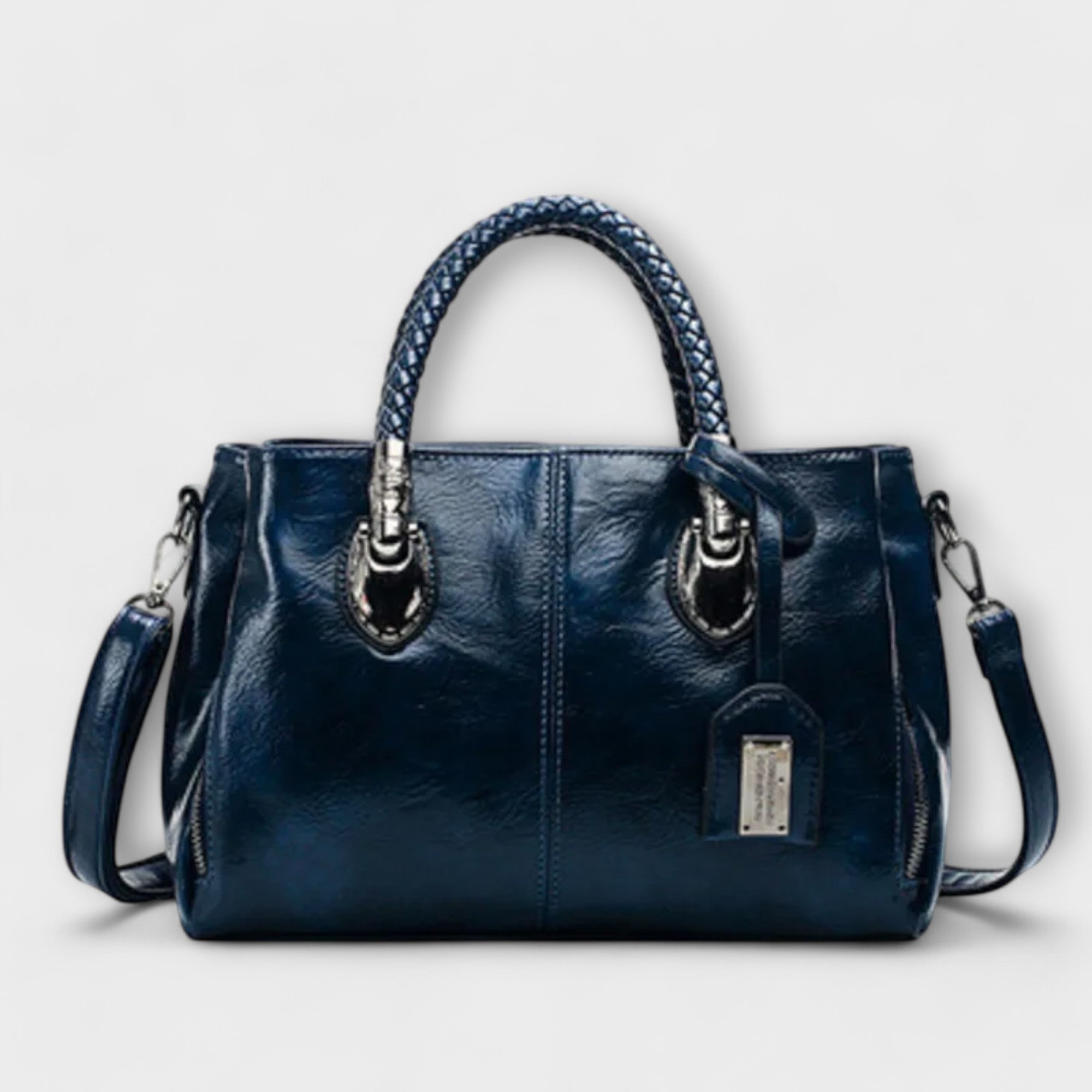Lady Beatrice Elegant Leather Duffle Bag