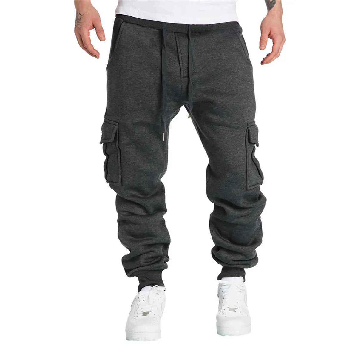 Sir Cody Wool Blend Cargo Trousers