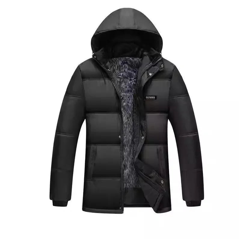 Sir Dorian Fleece-Lined Casual Puffer Jacket