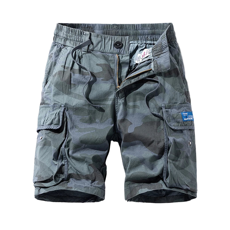Sir Alaric Camouflage Utility Shorts