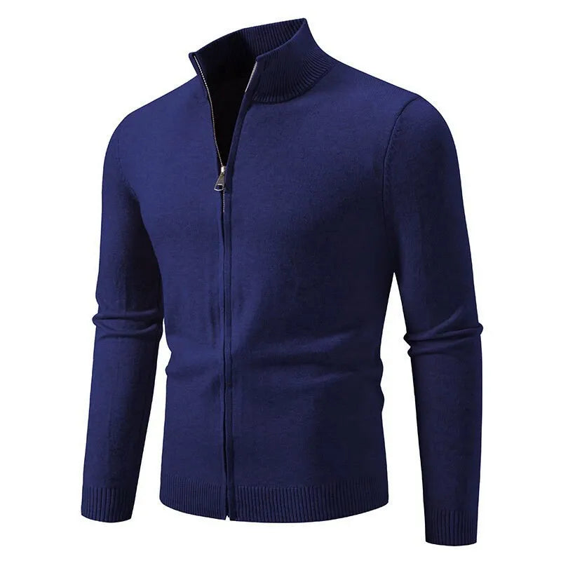 Sir Reginald Cotton Zip-Up Cardigan
