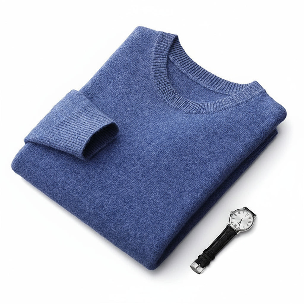 Sir Donovan Thick Wool Round-Neck Pullover