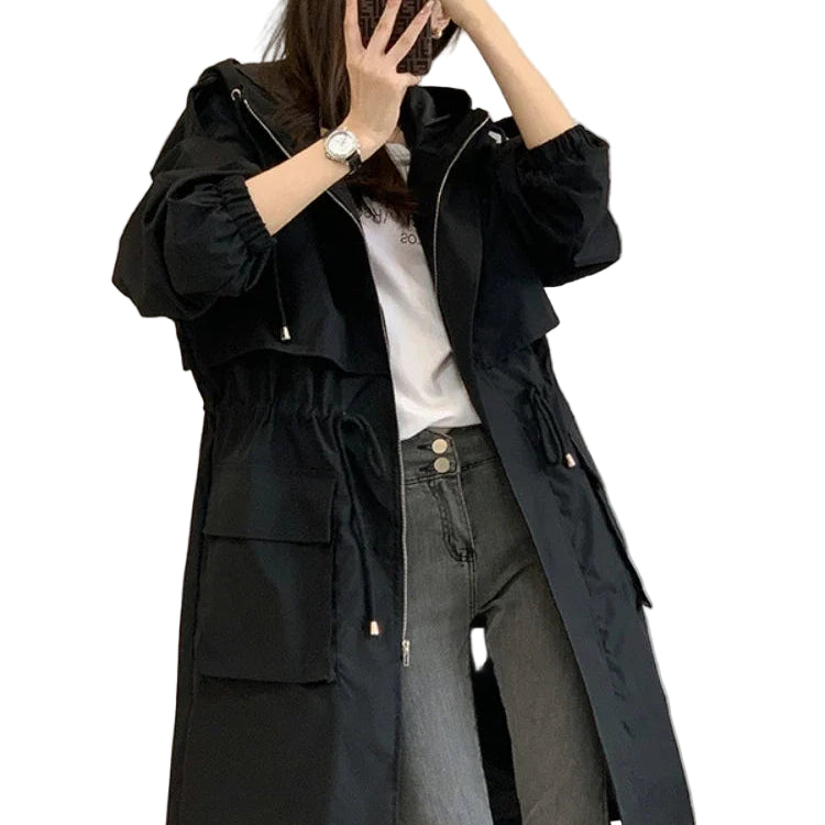Lady Constance Hooded Trench Coat
