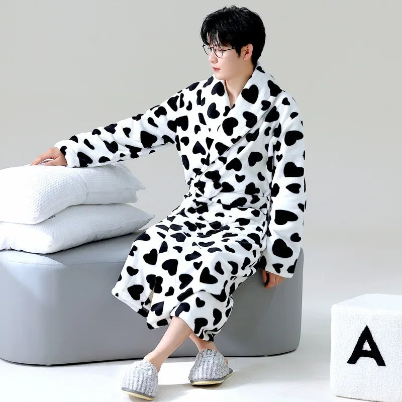 Sir Jason Flannel Kimono Gown