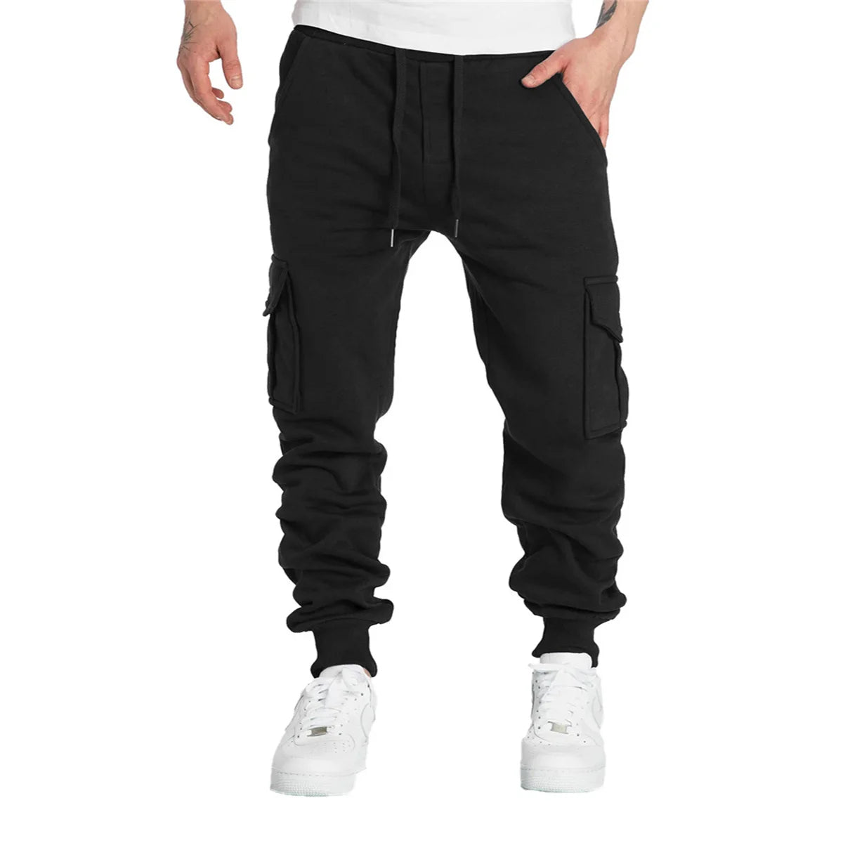 Sir Cody Wool Blend Cargo Trousers
