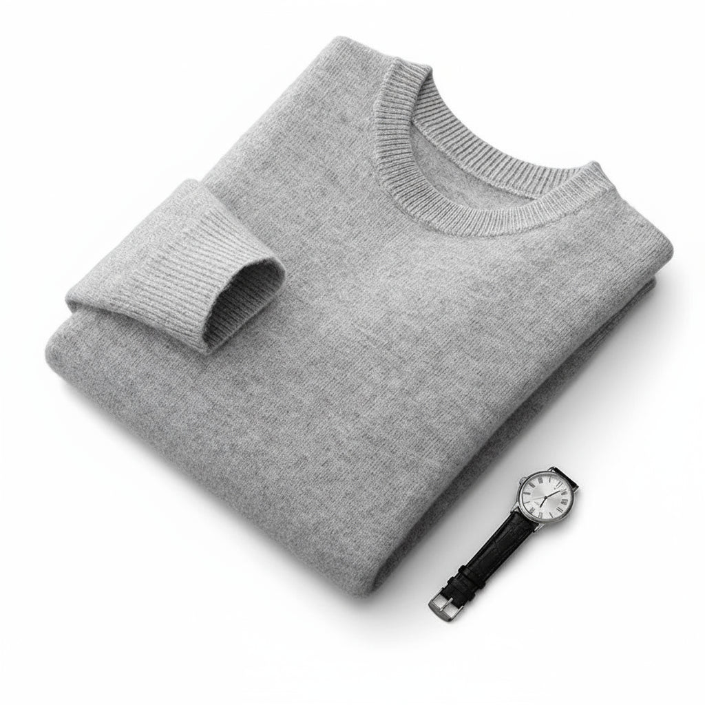 Sir Donovan Thick Wool Round-Neck Pullover