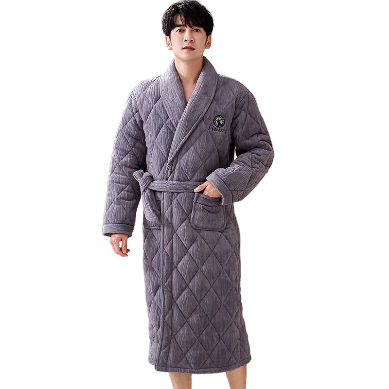 Sir Bruce Quilted Flannel Gown