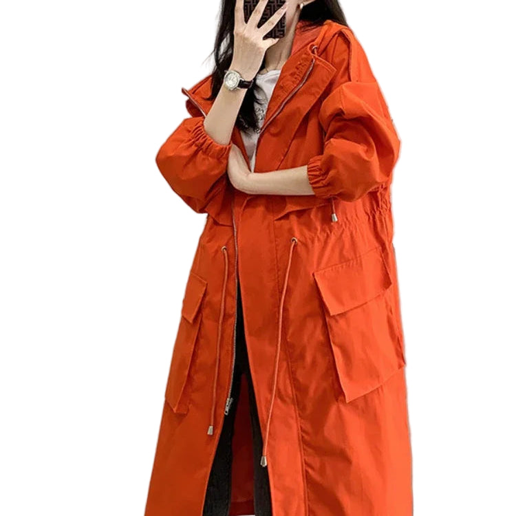 Lady Constance Hooded Trench Coat