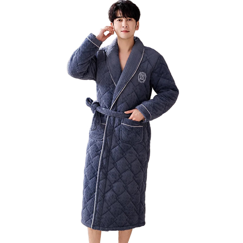 Sir Bruce Quilted Flannel Gown