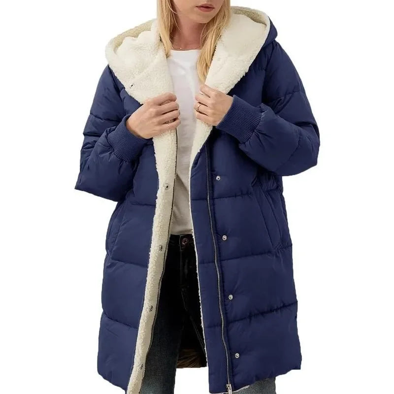 Lady Fiona Fleece Double-Sided Puffer Jacket
