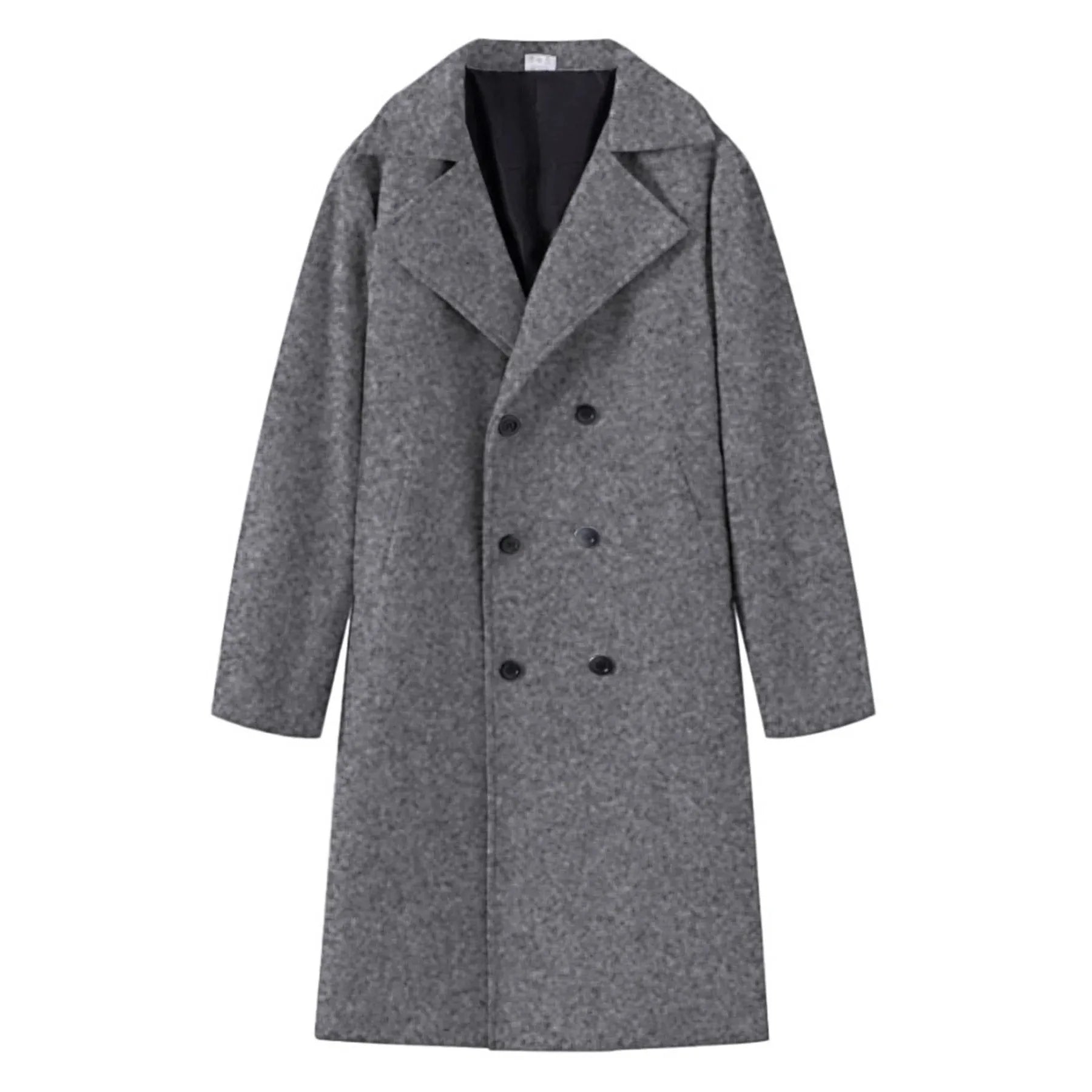 Sir Ambrose Double-Breasted Wool Trench Coat