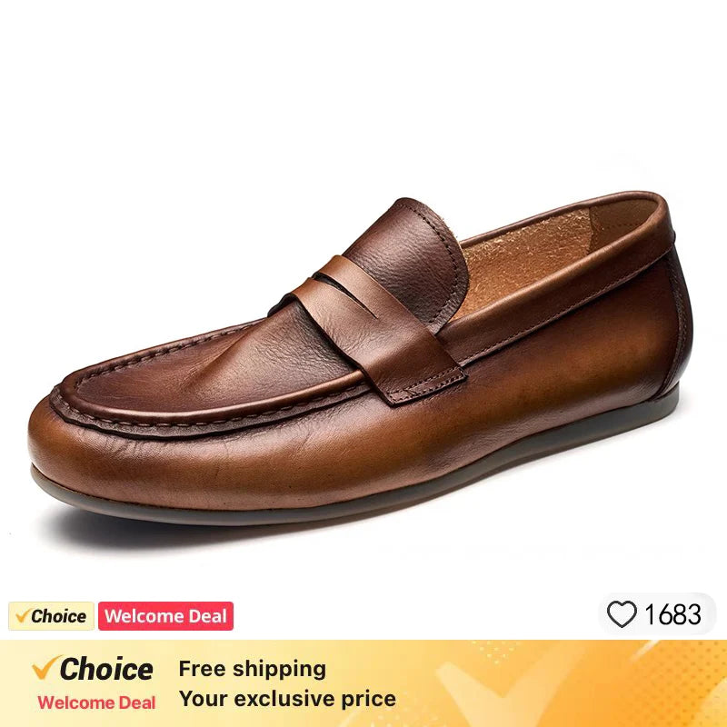 Sir Thaddeus Soft Cowhide Loafers