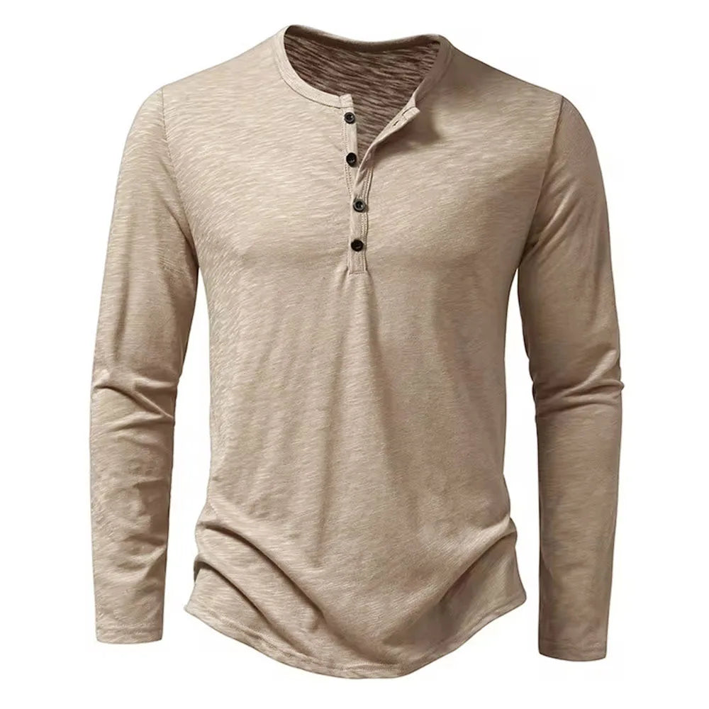 Sir Rupert Henley Neck Long Sleeve T-Shirt
