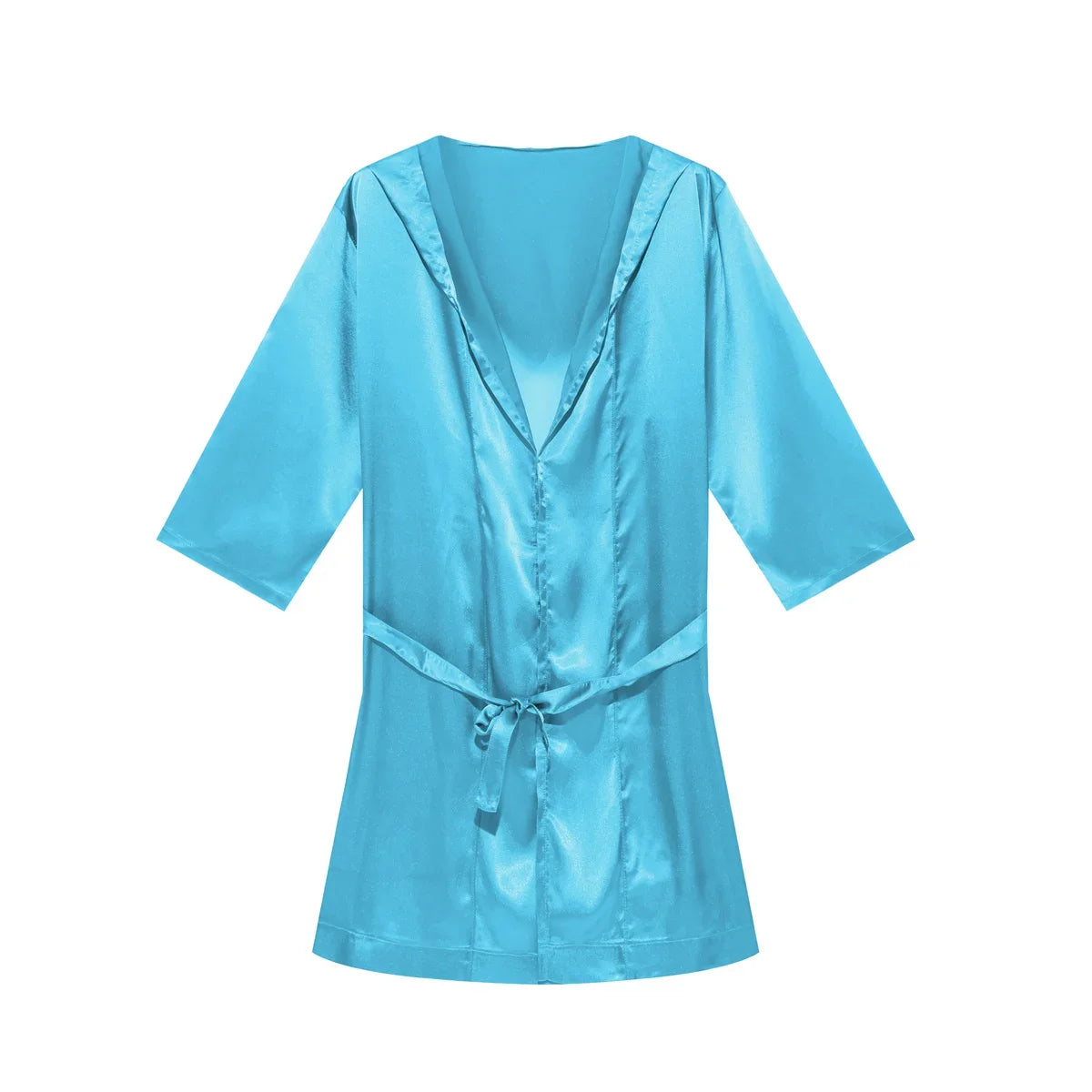 Sir Elliot Silk Shorts Robe Set